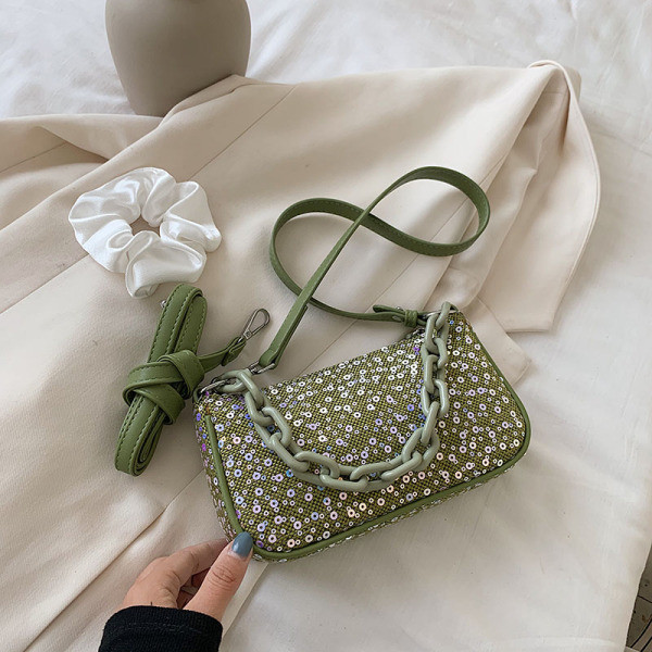 Geanta de dama din piele ecologica la zi cu model floral