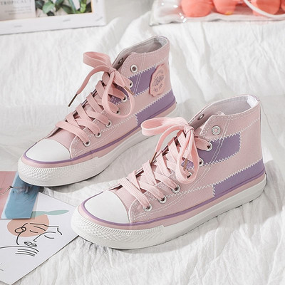 Sieviešu pavasara-rudens kedas ar plakanām zolēm un krāsainām saitēm