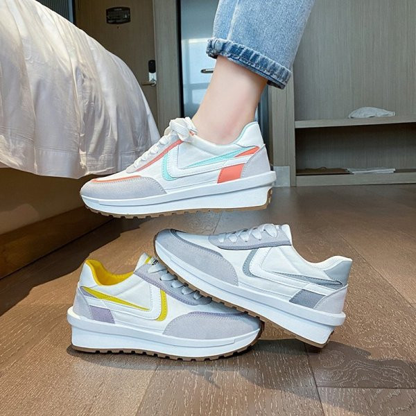 Γυναικεία αθλητικά παπούτσια άνοιξη-φθινόπωρο με ψηλή σόλα