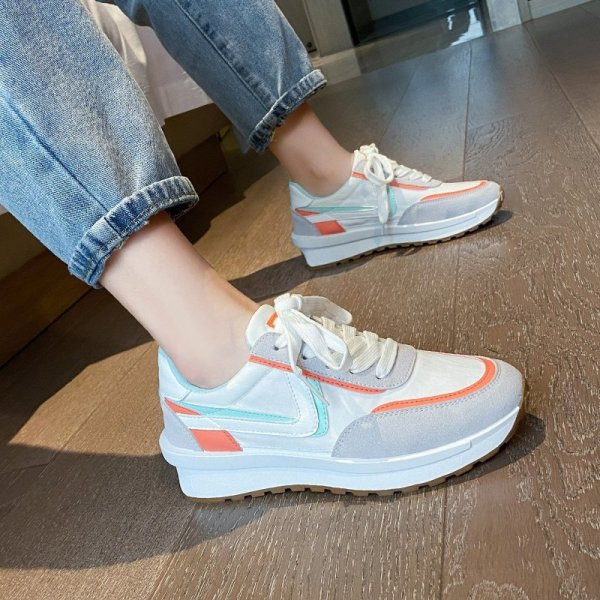 Γυναικεία αθλητικά παπούτσια άνοιξη-φθινόπωρο με ψηλή σόλα