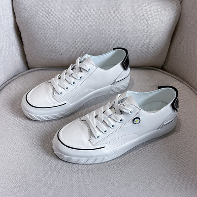 Γυναικεία casual αθλητικά παπούτσια από οικολογικό δέρμα με επίπεδη σόλα