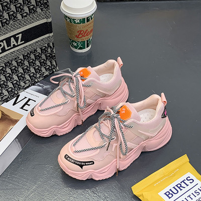 Νέο μοντέλο γυναικεία αθλητικά παπούτσια με χρωματιστά κορδόνια