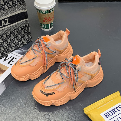 Νέο μοντέλο γυναικεία αθλητικά παπούτσια με χρωματιστά κορδόνια