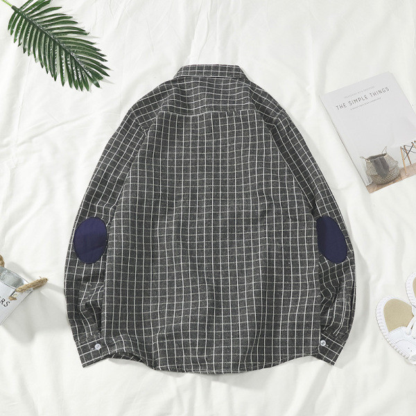 Cămașă pentru bărbați cu guler clasic și mâneci lungi