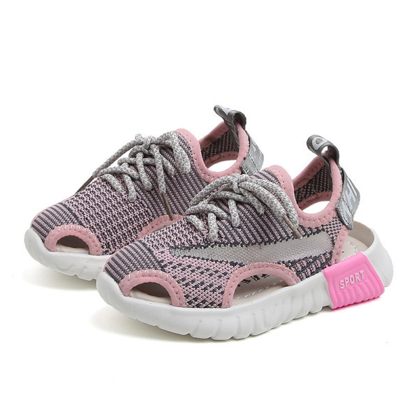 Sandale casual pentru copii cu sireturi pentru fete si baieti