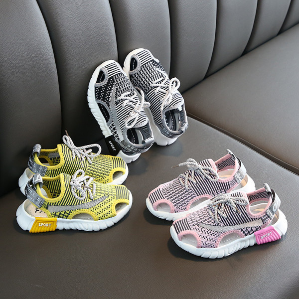 Sandale casual pentru copii cu sireturi pentru fete si baieti