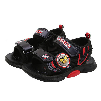 Sandale casual pentru copii pentru baieti cu autocolante si inscriptionare
