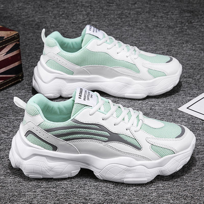 Kõrge talla ja värvilise võrguga vabaaja meeste tossud