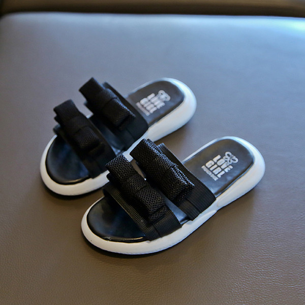 Papuci casual copii cu talpa plate pentru fete