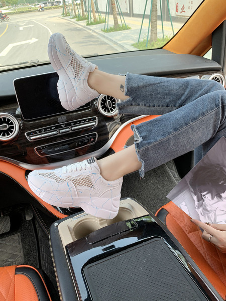 Női alkalmi tornacipő hálóval