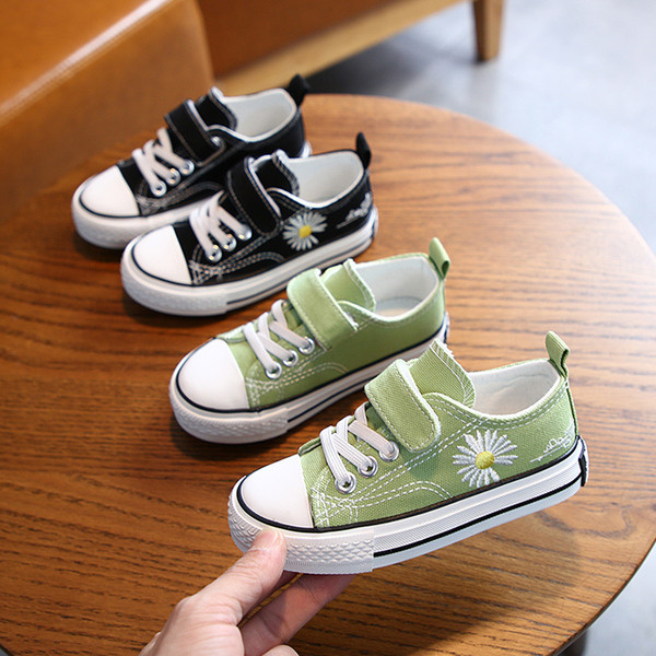 Tenisi casual copii cu broderie pentru fete