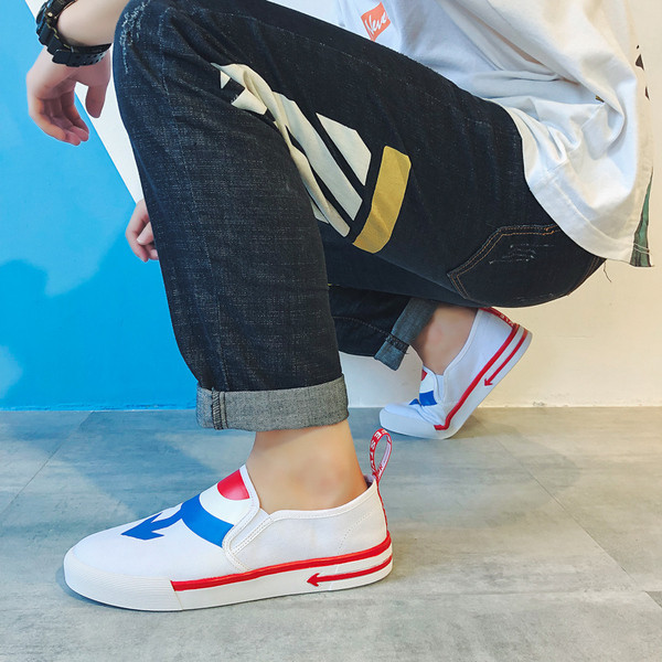 Ανδρικά παπούτσια casual με απλικέ