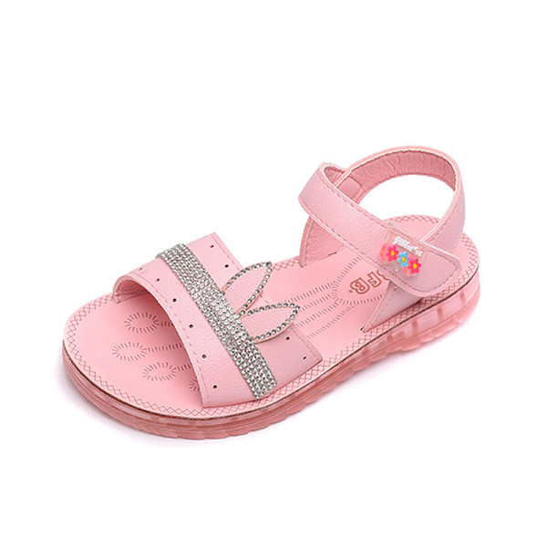 Sandale moderne pentru copii pentru fete cu pietre și autocolante