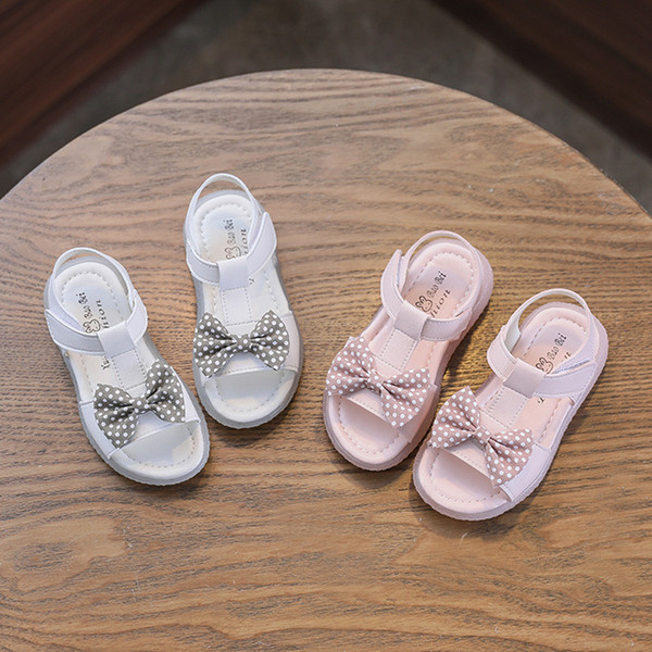 Sandale casual copii cu panglica pentru fete