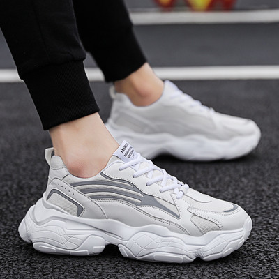 Adidași pentru bărbați cu talpă înaltă și aspră