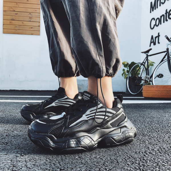 Adidași pentru bărbați cu talpă înaltă și aspră