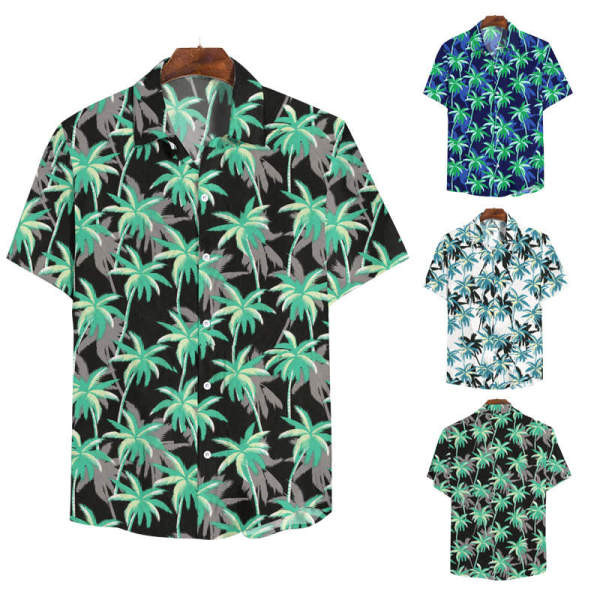 Moodne klassikalise krae ja lühikeste varrukatega meeste särk