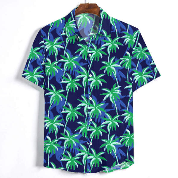 Moodne klassikalise krae ja lühikeste varrukatega meeste särk