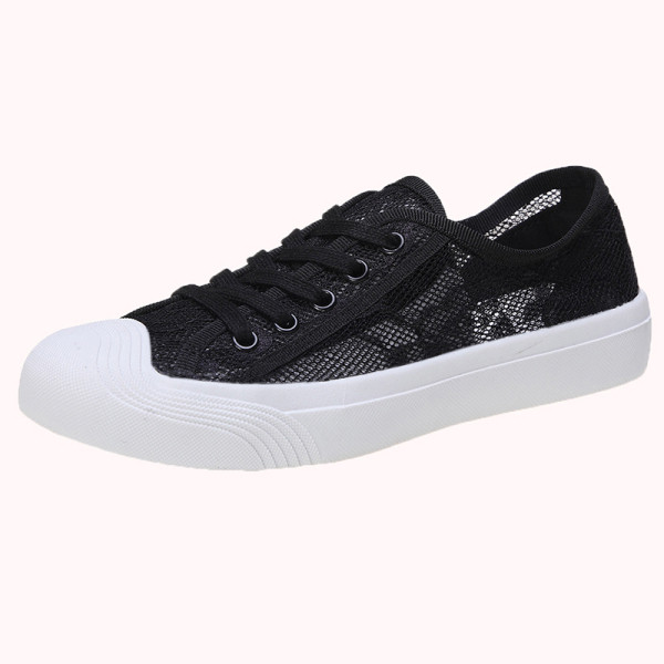 Γυναικεία αθλητικά παπούτσια με δαντέλα