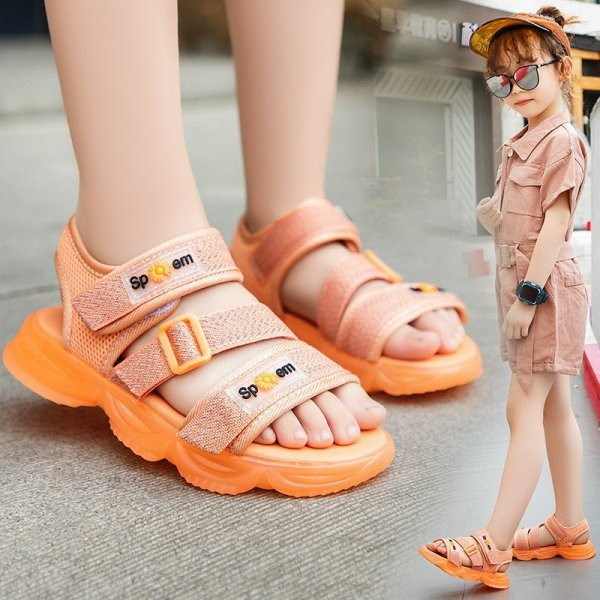 Vabaajalised pandlaga laste sandaalid tüdrukutele