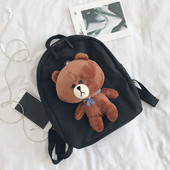 Rucsac de dama model nou cu jucarie de plus