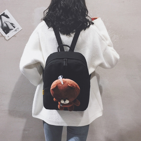 Rucsac de dama model nou cu jucarie de plus