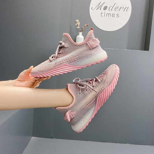 Adidași sport și casual de damă, cu tălpi și șireturi colorate