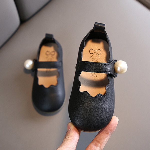Pantofi moderni pentru copii cu perle pentru fete
