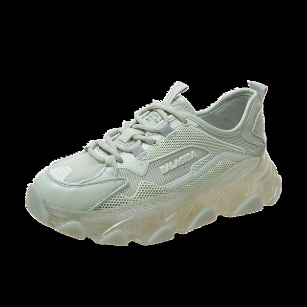 Adidasi moderni de dama din material respirabil cu talpa inalta