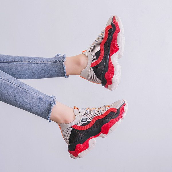 Adidasi de dama cu cravate colorate