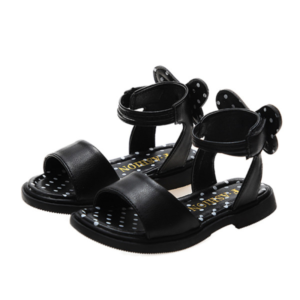 Alkalmi gyerekszandál szalaggal és matricákkal