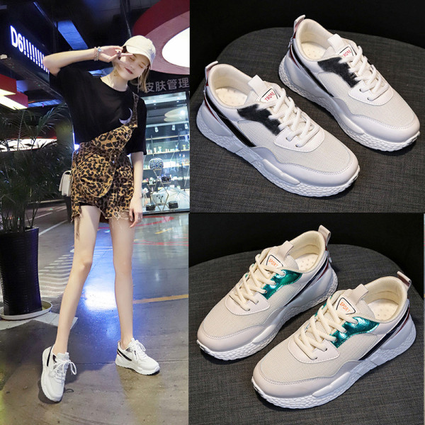 Tenisi sport-casual dama cu talpa plata potriviti si pentru sport