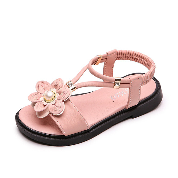 Sandale copii pentru fete cu element 3D si elastic