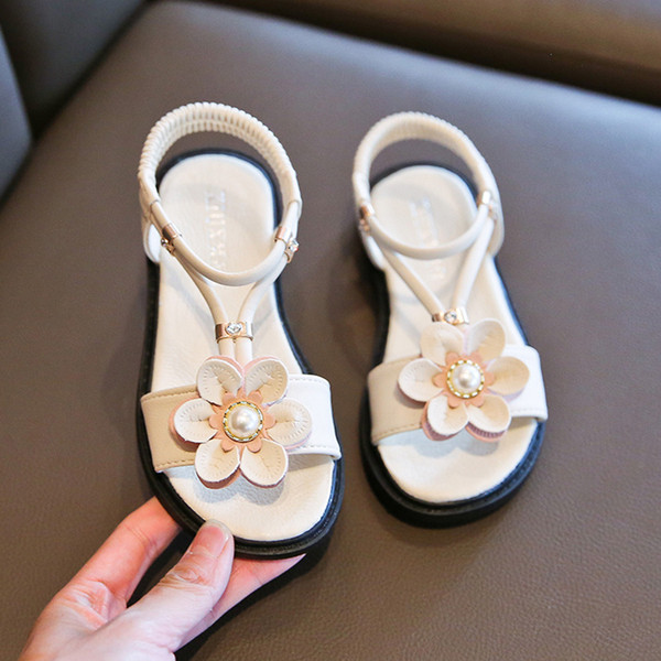 Sandale copii pentru fete cu element 3D si elastic