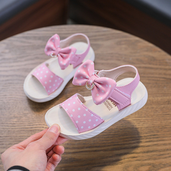 Sandale copii cu panglica pentru fete