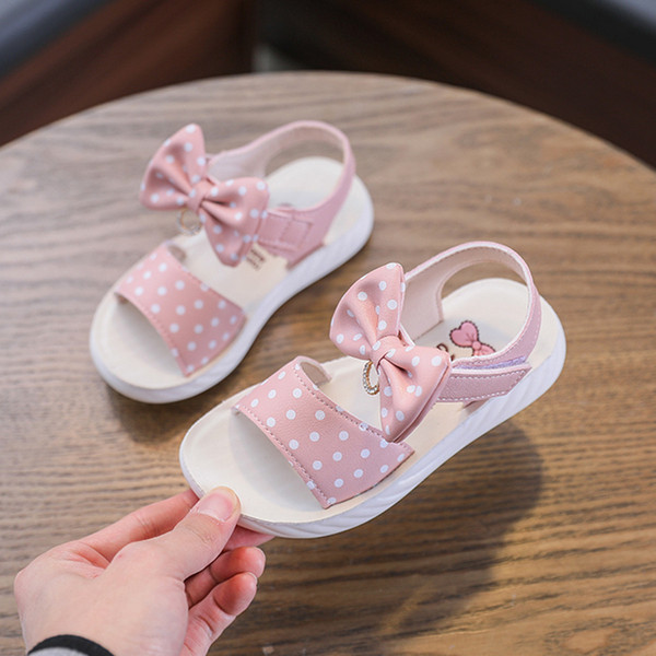 Sandale copii cu panglica pentru fete