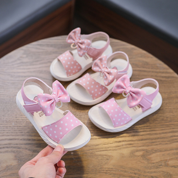 Sandale copii cu panglica pentru fete