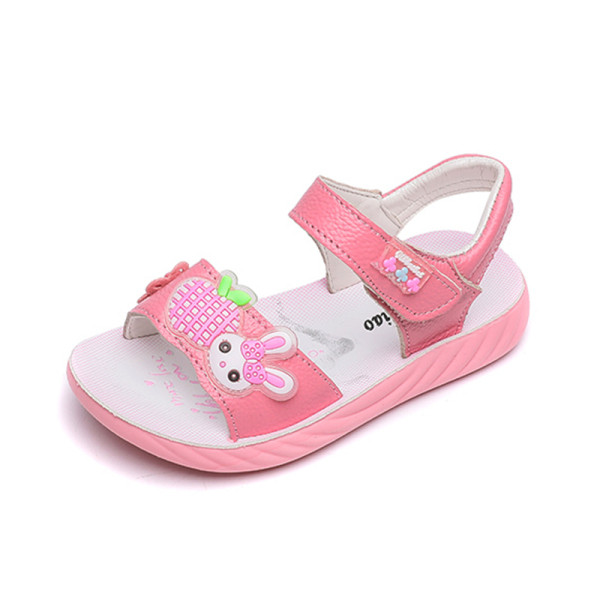 Sandale casual pentru copii cu element 3D și autocolante