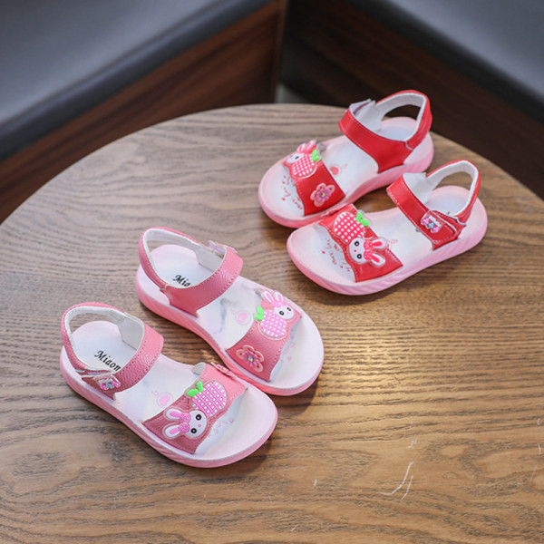 Sandale casual pentru copii cu element 3D și autocolante