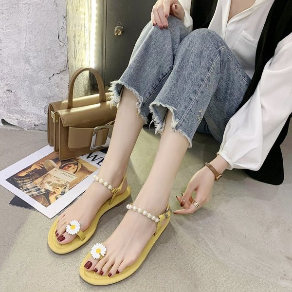 Lameda talla ja lilleelemendiga vabaaja naiste sandaalid