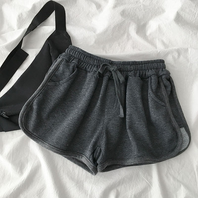 Спортно-ежедневни къси панталони с еластична талия и връзки