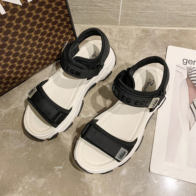 Sandale casual dama cu velcro