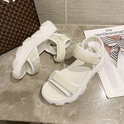 Sandale casual dama cu velcro