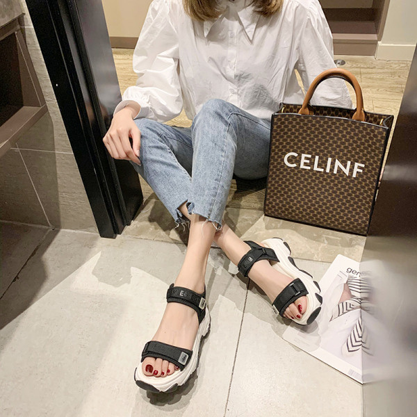 Sandale casual dama cu velcro