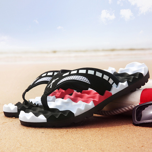 Papuci pentru bărbați peste vârf cu talpă moale