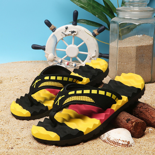 Papuci pentru bărbați peste vârf cu talpă moale