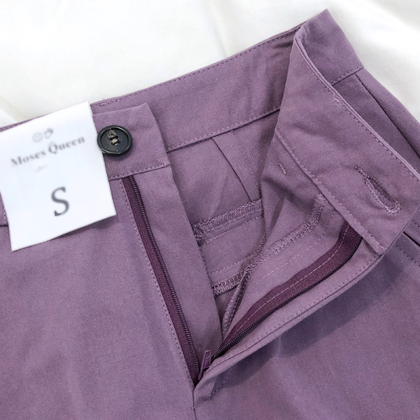 Къси дамски панталони ретро стил с висока талия