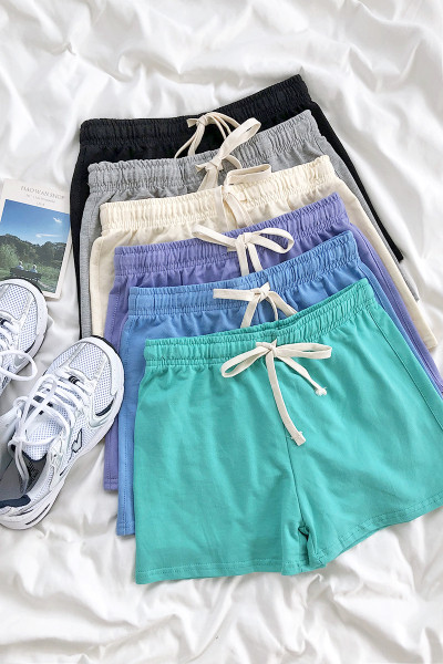 Pantaloni scurți sport-casual cu cravate