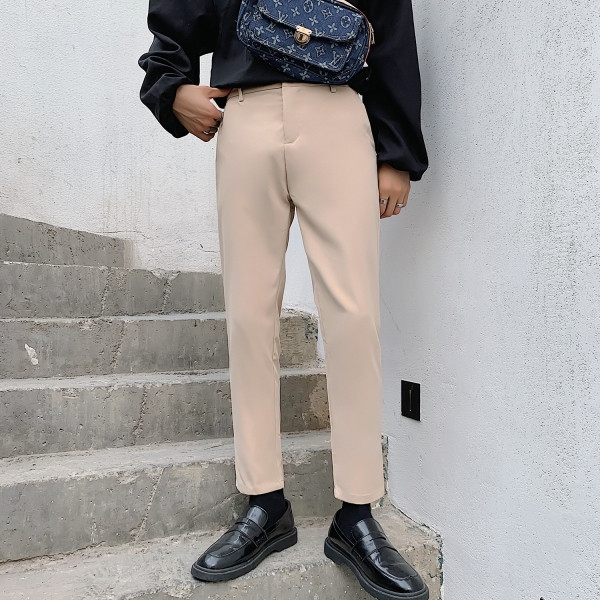 Stiilne meeste sirge pükste mudel pikkusega 9/10