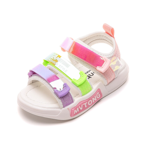Sandale moderne pentru copii pentru fete și băieți cu efect holografic